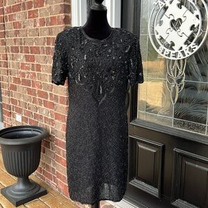 🖤Night Vogue Beaded Dress🖤